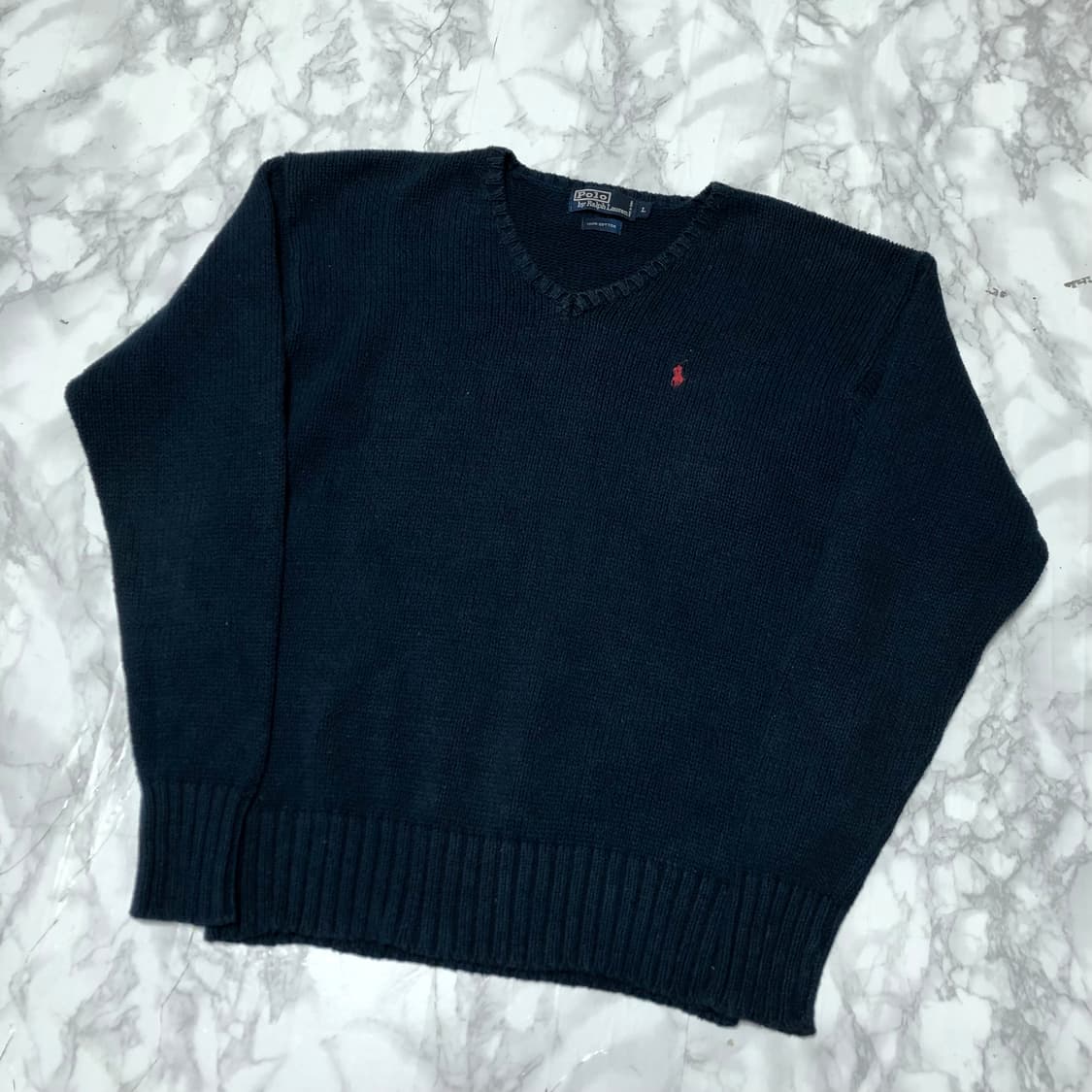 폴로 랄프로렌 브이넥 니트 남성용 상품이미지1