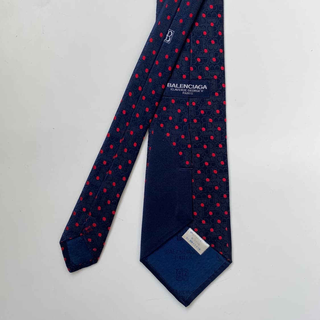 BALENCIAGA 발렌시아가 모노그램 정품 명품 넥타이 상품이미지3