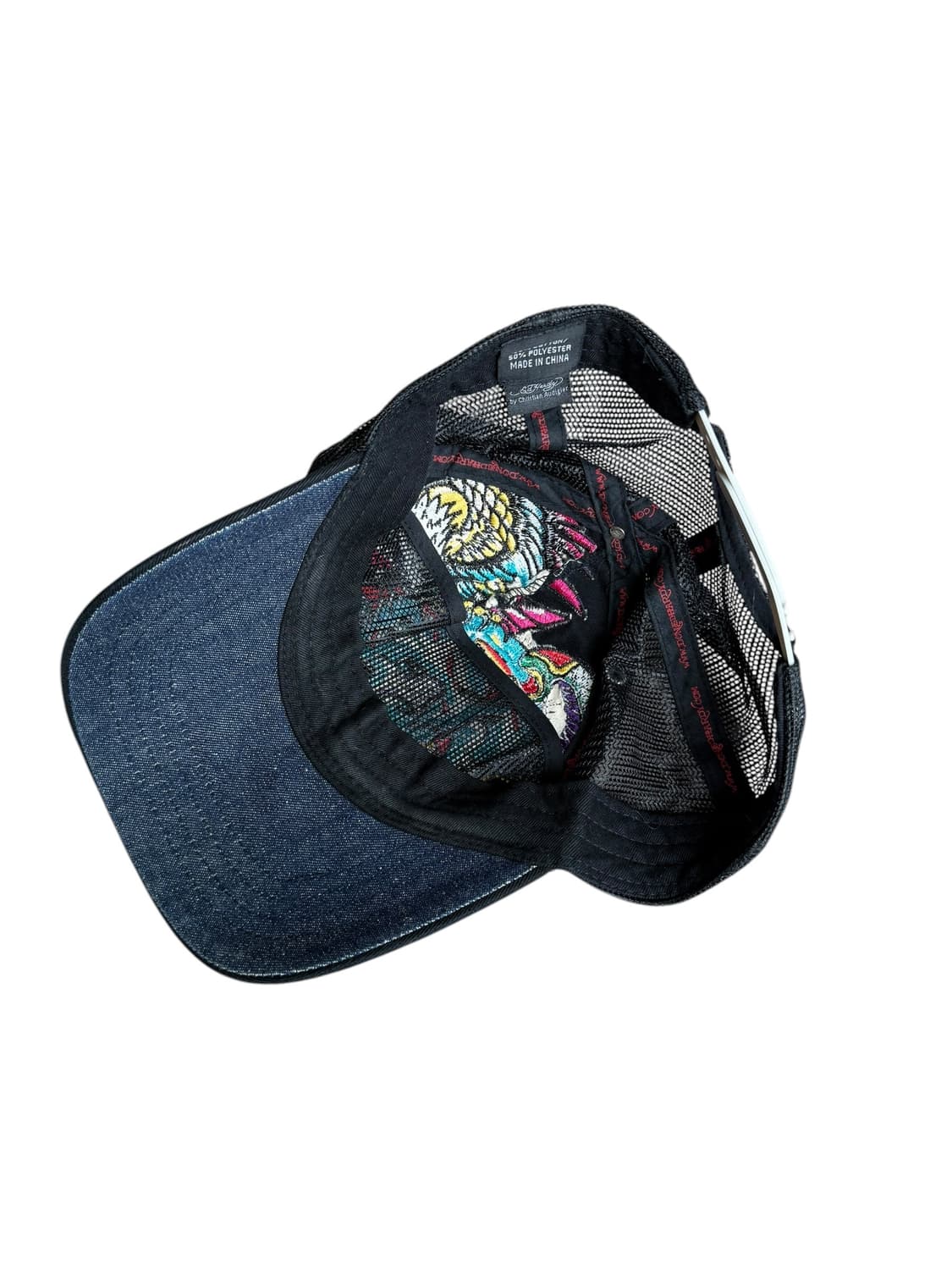 에드 하디 블랙 자수 메쉬캡 상품이미지4