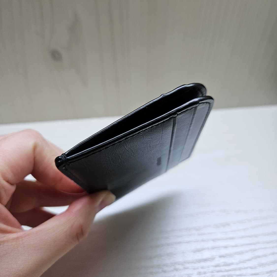 분크 카드지갑 카드홀더 블랙 상품이미지5