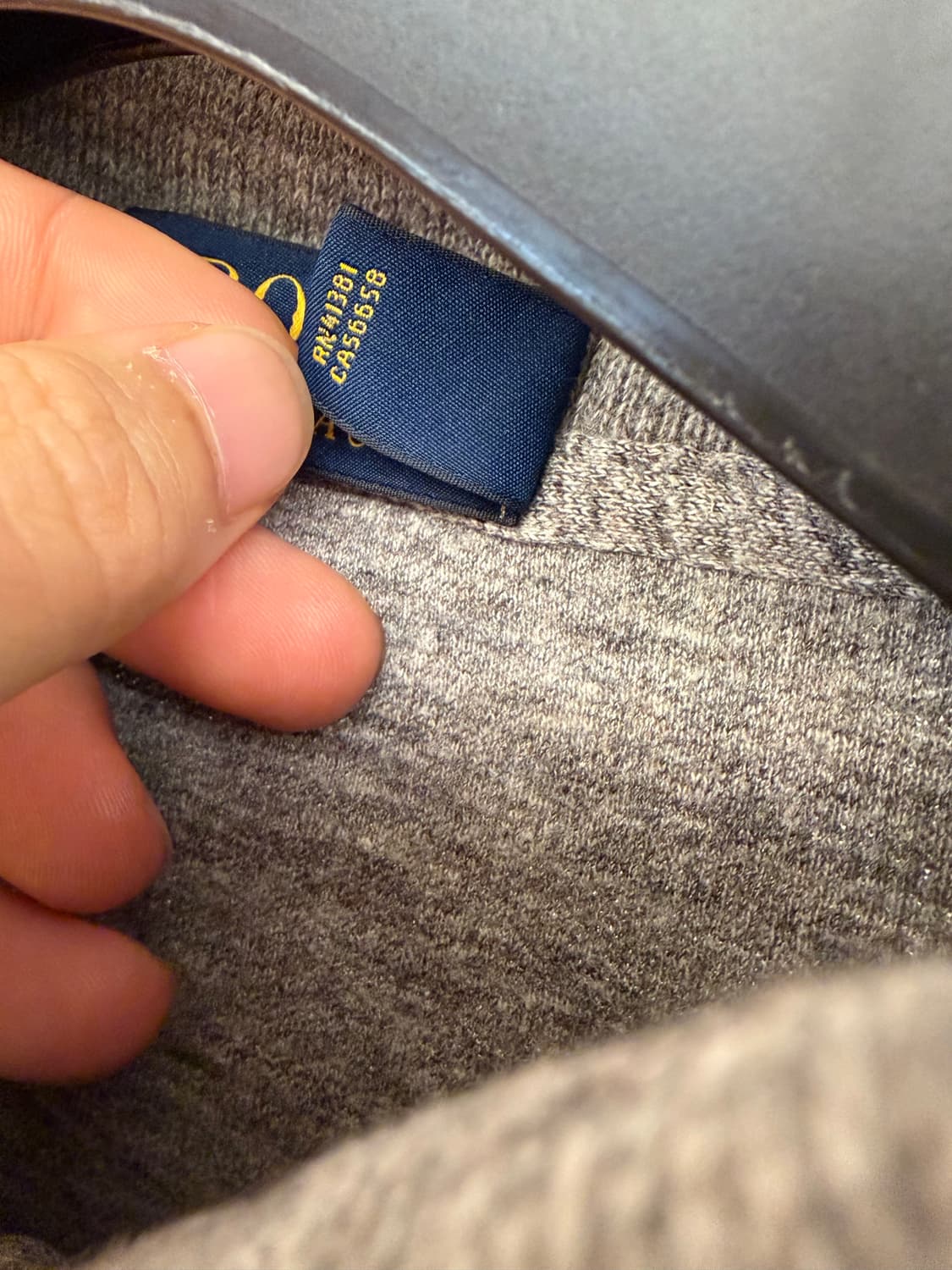 [XL] 폴로 랄프로렌 그레이 하프집업 니트 상품이미지3