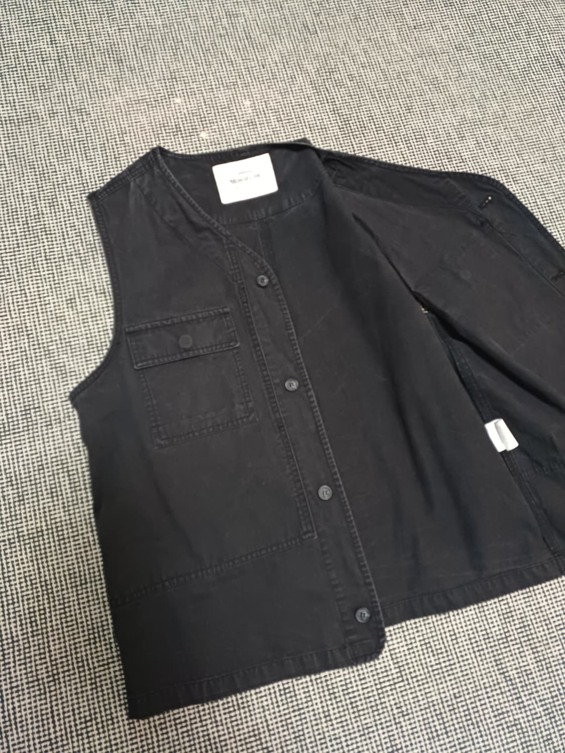 MONOFLOW 블랙 워크 베스트 상품이미지2