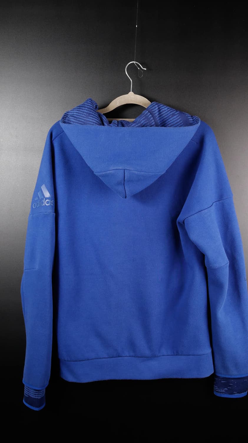 아디다스 파랑 트레이닝 후드집업 상품이미지4