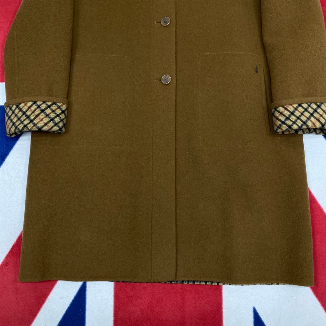 닥스 울 캐시미어 롱코트 실측 여성 55-66 상품이미지4