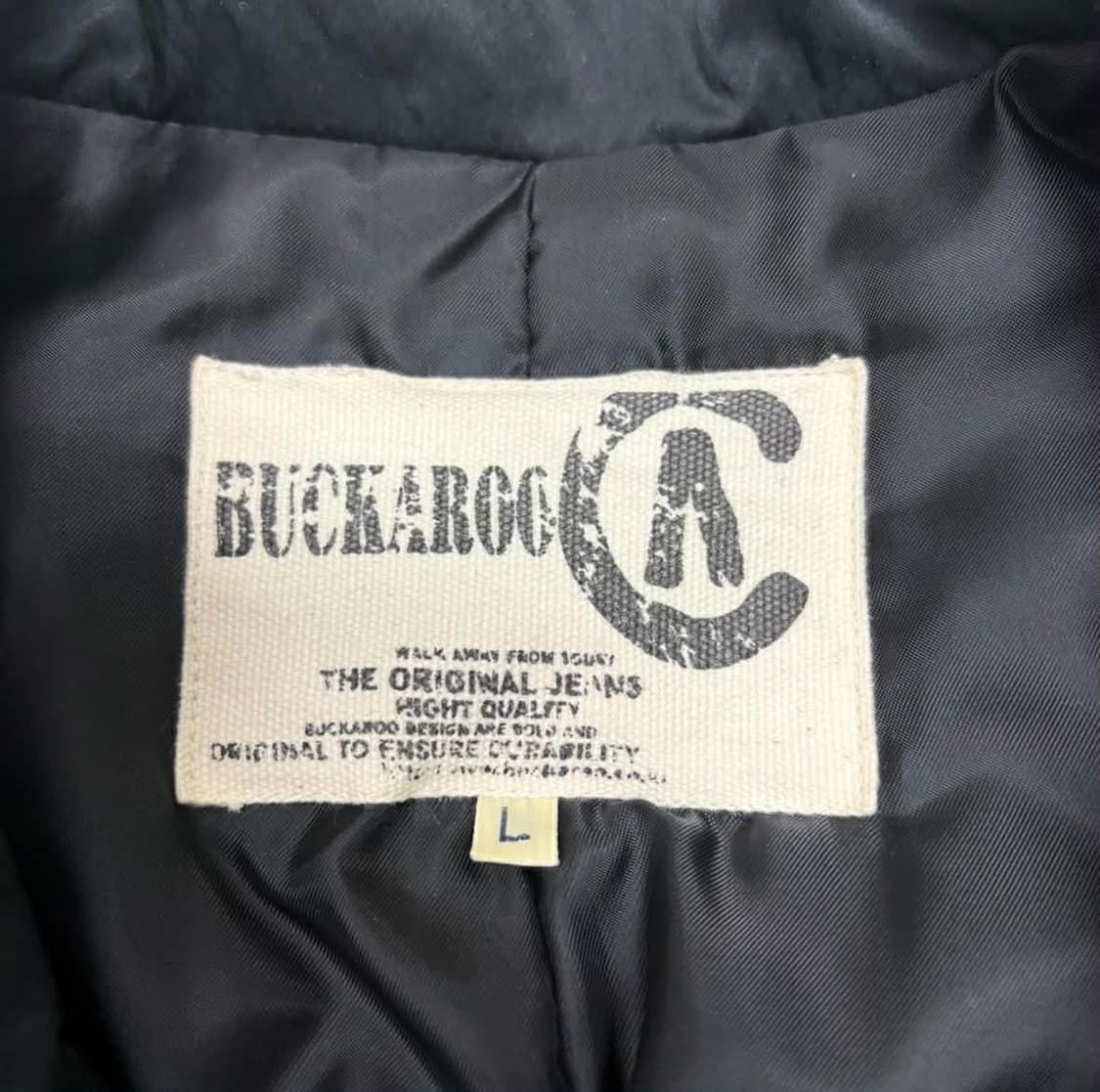 [L] 버커루 y2k 락시크 라이더 자켓 패딩 상품이미지3