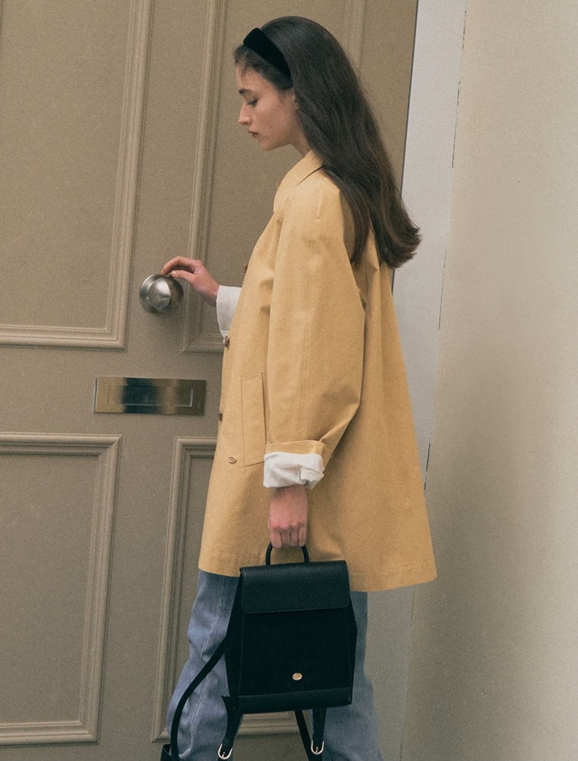 새상품 로라로라 클래식 스웨이드 백팩 상품이미지4