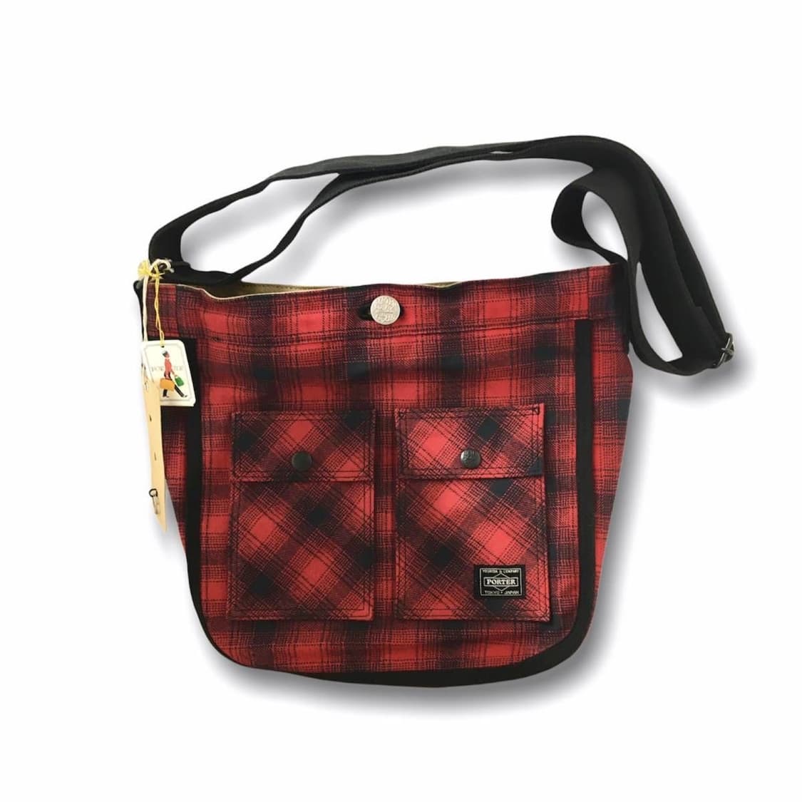 요시다포터 타탄 크로스백 상품이미지1