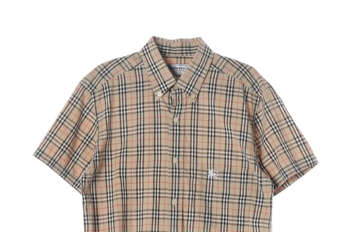 BURBERRYS 아카이브 노바 체크 반팔 셔츠 S 상품이미지3