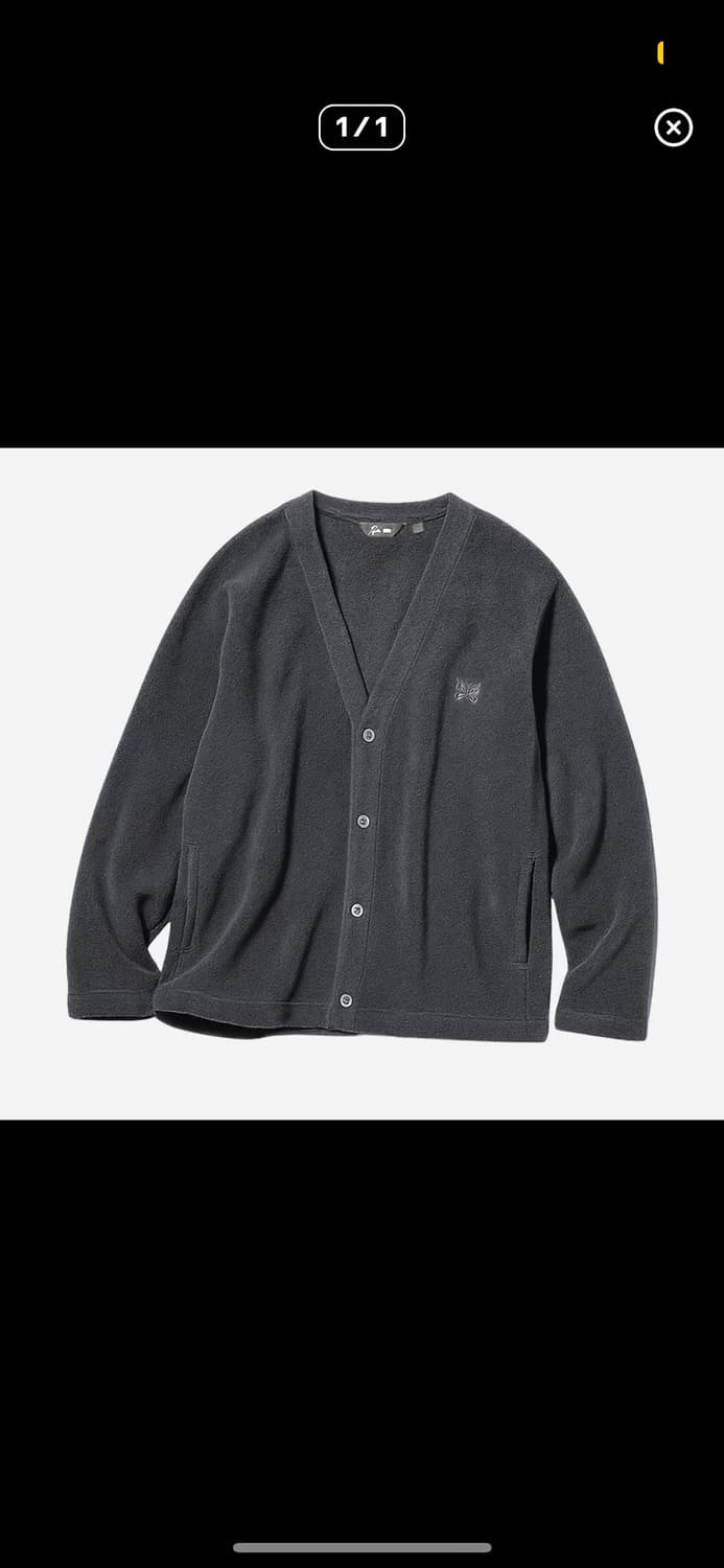 유니클로 니들스 회색가디건S 상품이미지1