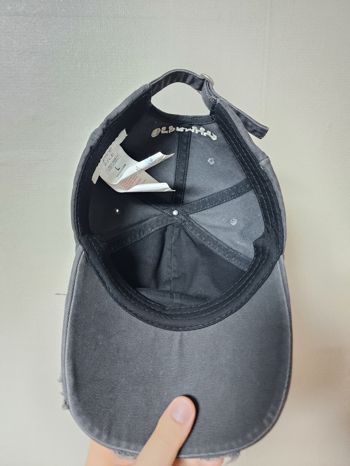 Etce WASHED PROPERTY CAP L 상품이미지4