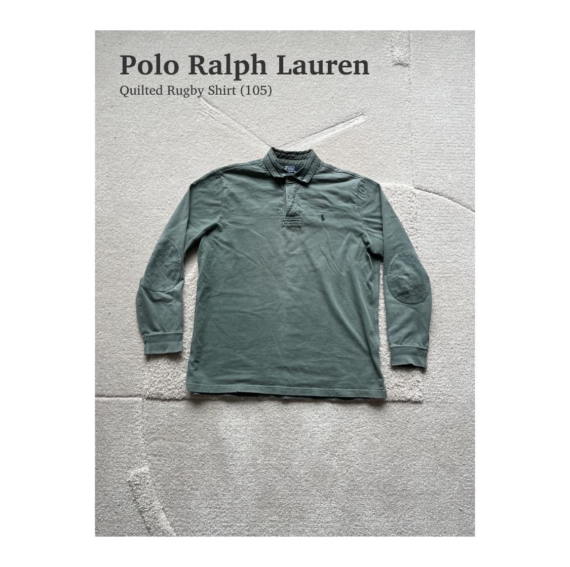 폴로 랄프로렌 퀼팅 럭비 셔츠 (103-105) 상품이미지1