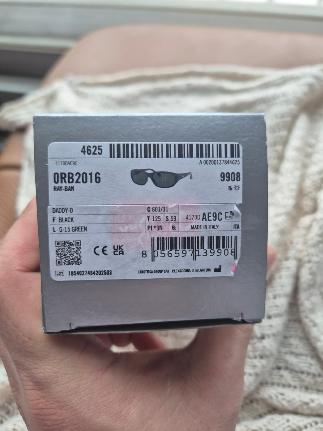 레이밴 Daddy-O 대디오 블랙 선글라스 풀박스 상품이미지5