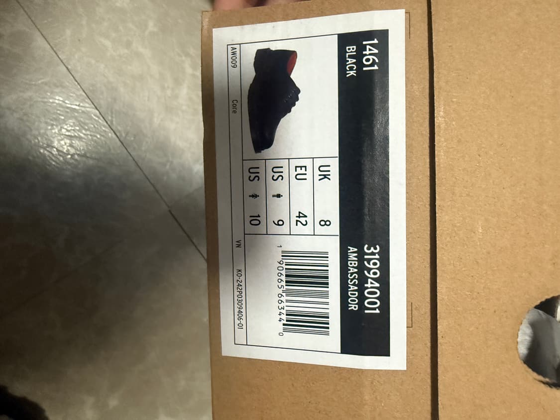 270사이즈 닥터마틴 1461 앰배서더 블랙 31994001 상품이미지3