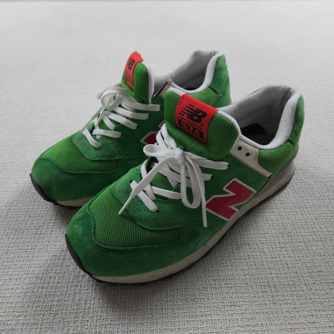 뉴발란스 574 바시티 그린 스니커즈 상품이미지1