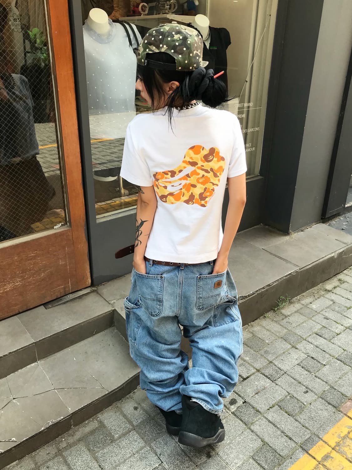 ⭐️ 베이프 카모패턴 프린팅 반팔 티셔츠 ⭐️ 상품이미지3