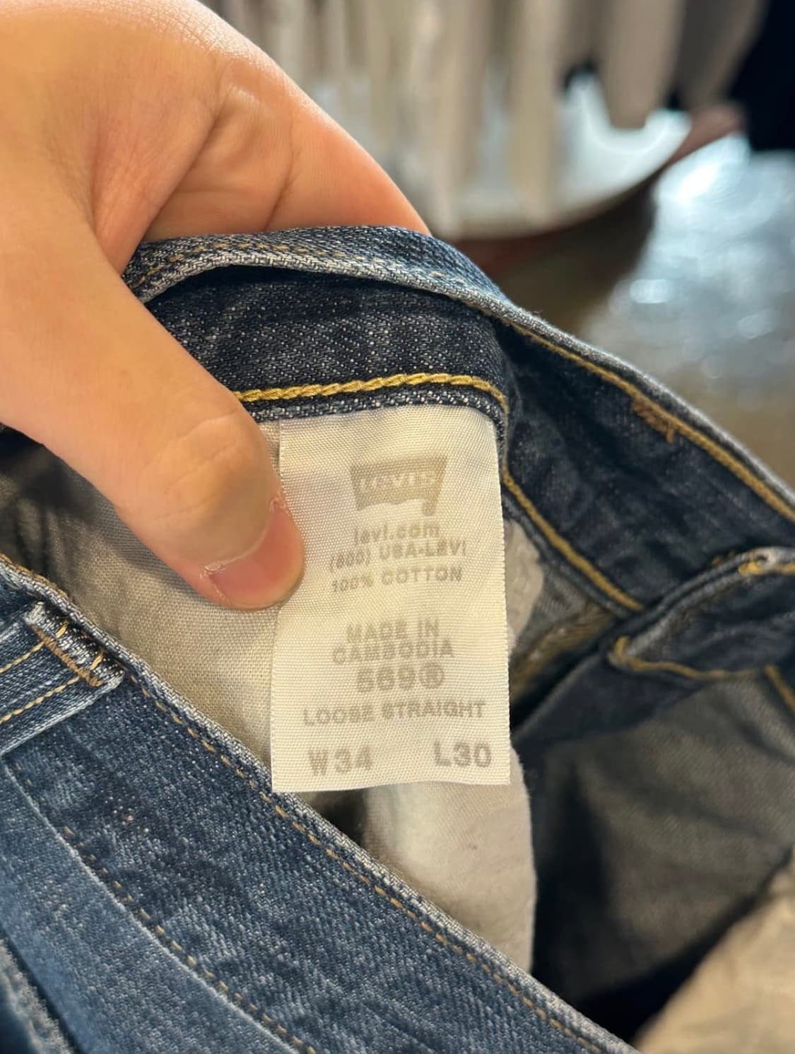 00s Levis 리바이스 569 W34 L30 상품이미지4