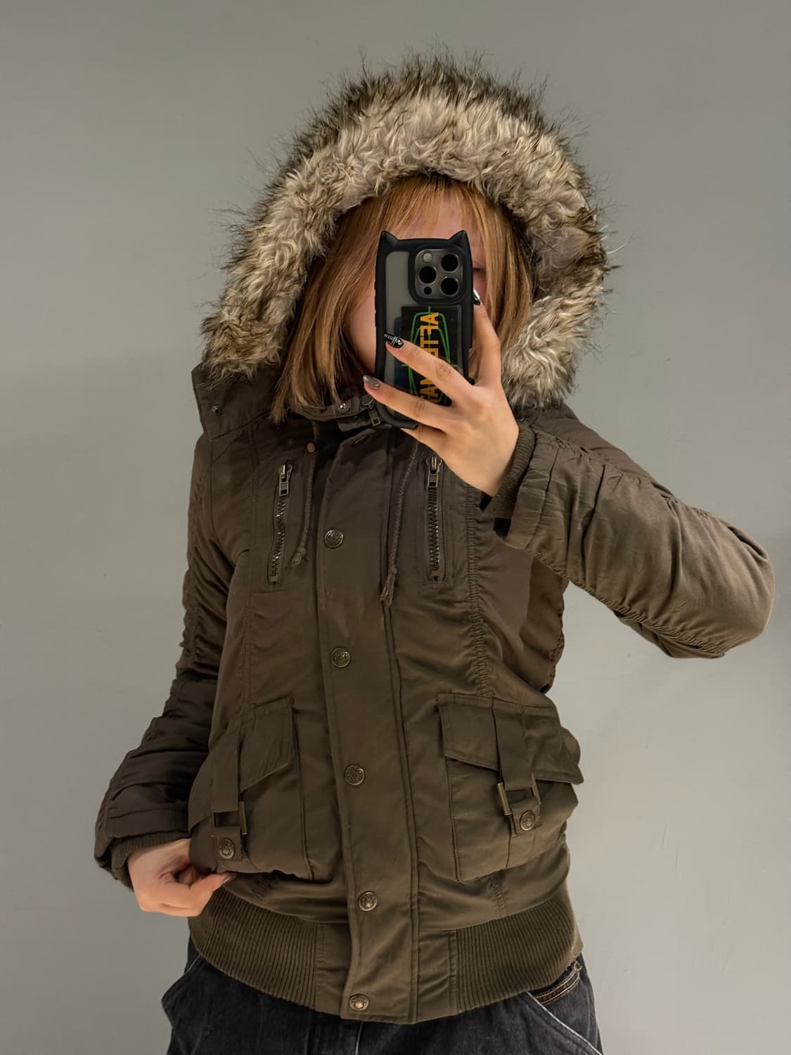 shirring detail buckle pocket jumper 상품이미지4