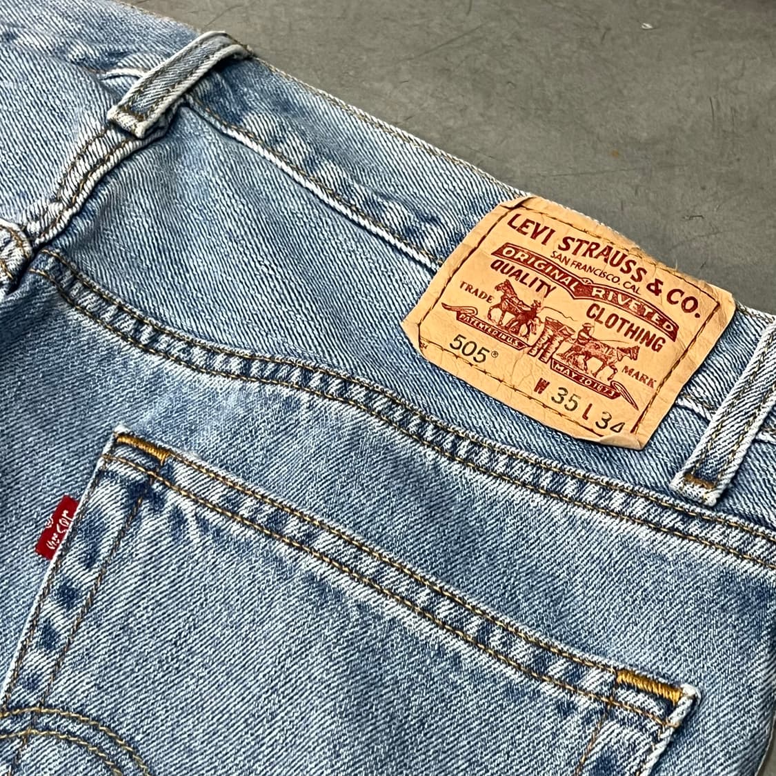  리바이스 505 데님팬츠 y15472 상품이미지5