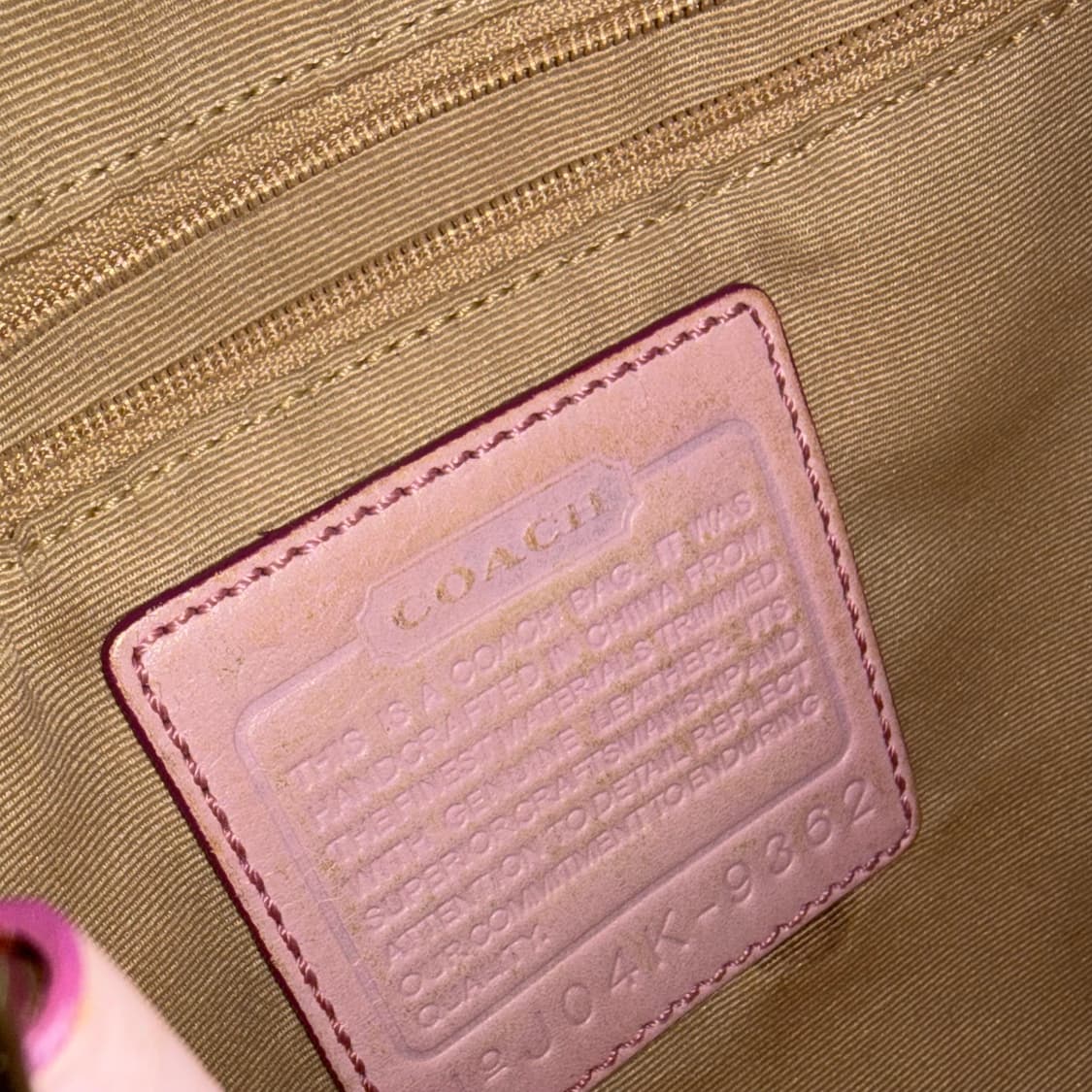 빈티지 코치 핑크 크로스백 숄더백 상품이미지3