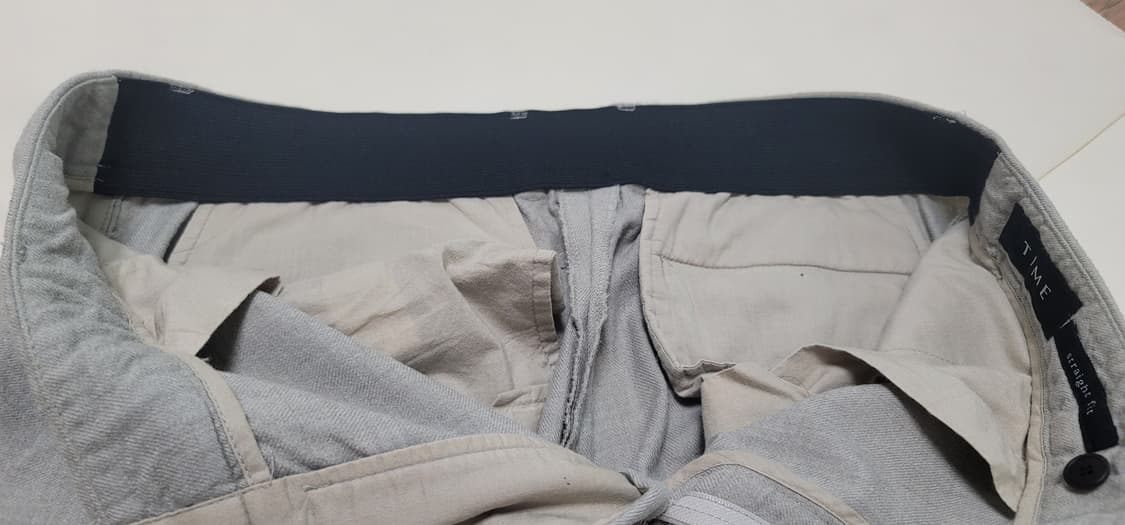 한섬 타임옴므 백밴딩 울슬랙스 상품이미지3