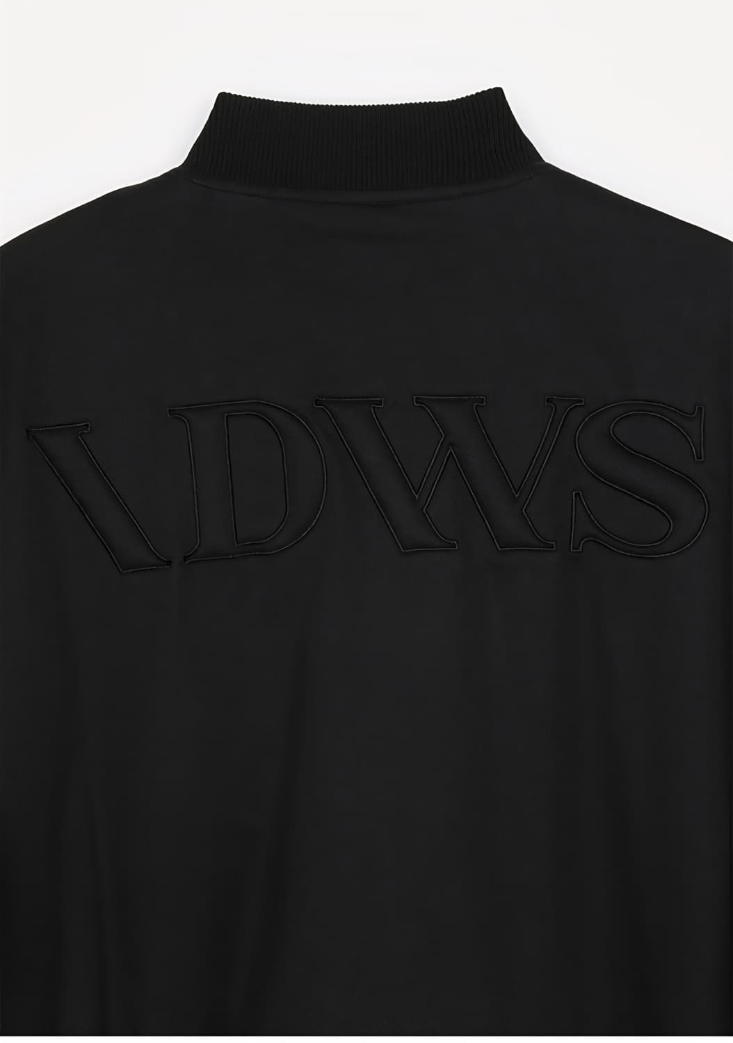 아이돈워너셀 Circle Shirring Logo Ma-1 Black 상품이미지4