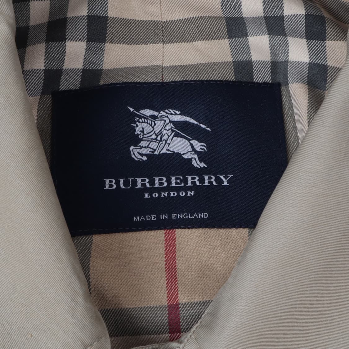 버버리 런던 카키 베이지 싱글 트렌치 코트 상품이미지8