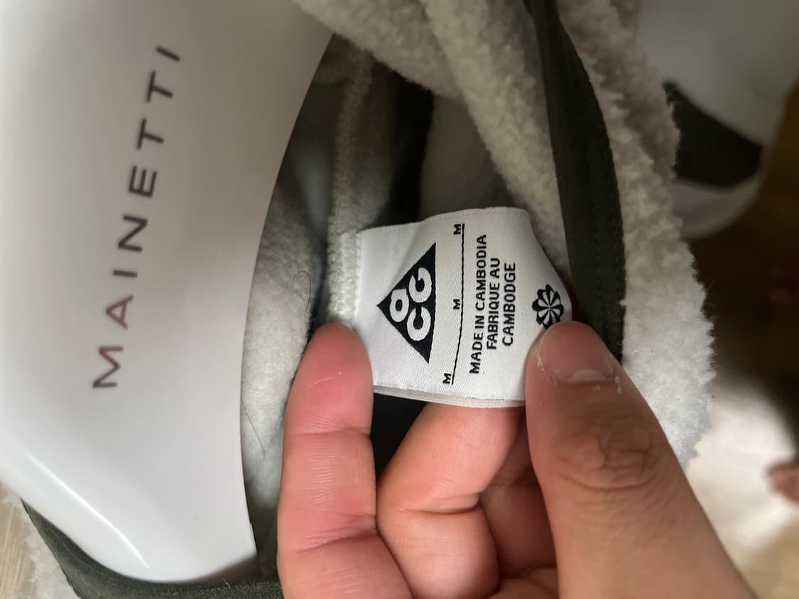 [M] 나이키 acg 바라클라바 플리스 풀오버 라이트 본 카키 상품이미지7