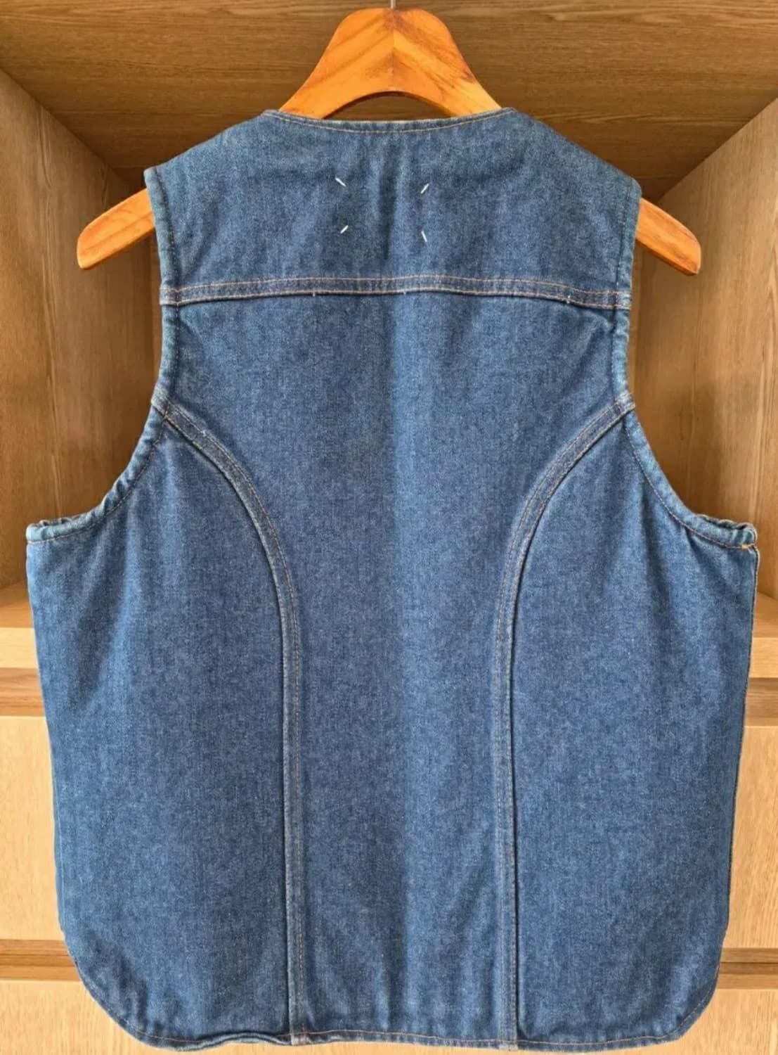 Maison Margiela Artisanal Denim Boa Vest 상품이미지2