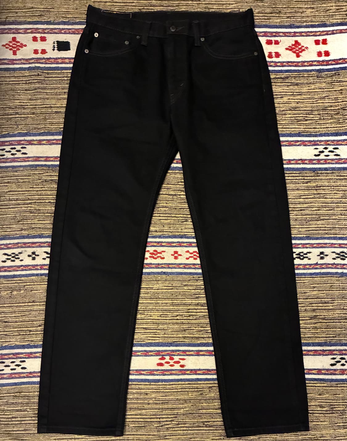 (33)Levis 리바이스 505 스트레이트 블랙진 데님 흑청 상품이미지1