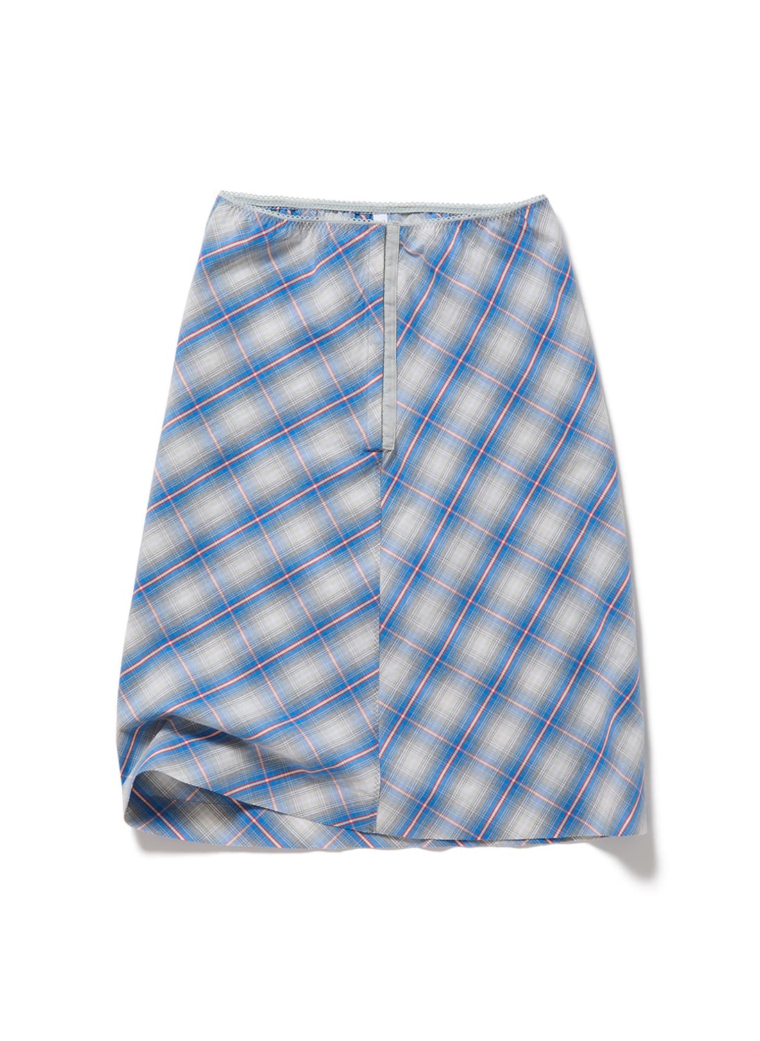 [F]퍼버즈 26ss 빈티지 체크 스커트/블루 상품이미지4