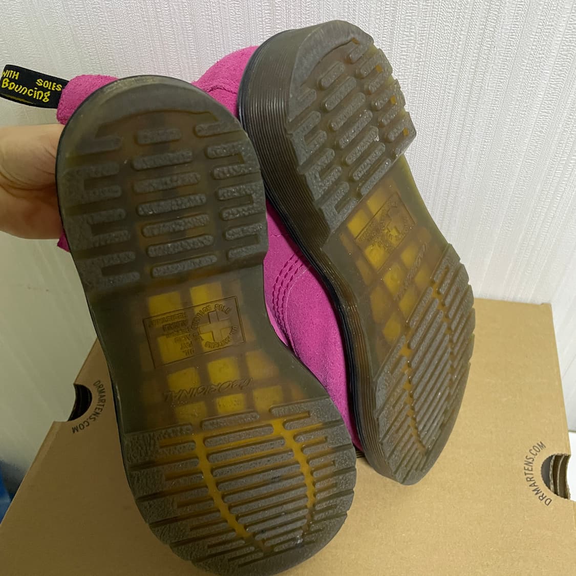 [uk4] 닥터마틴 핑크 스웨이드 양털부츠 230~235 상품이미지7