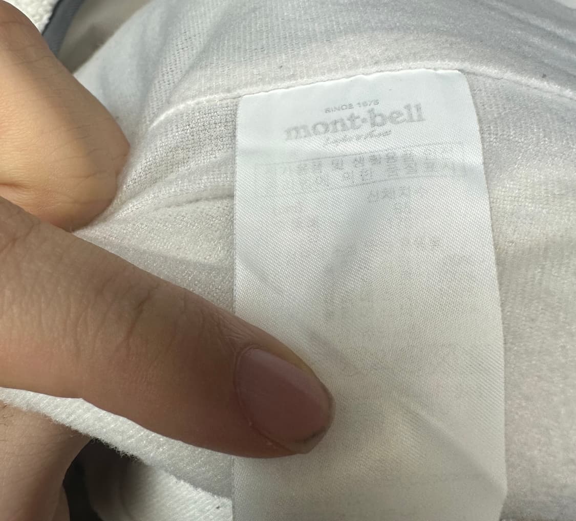 몽벨 화이트플리스자켓 95 상품이미지4