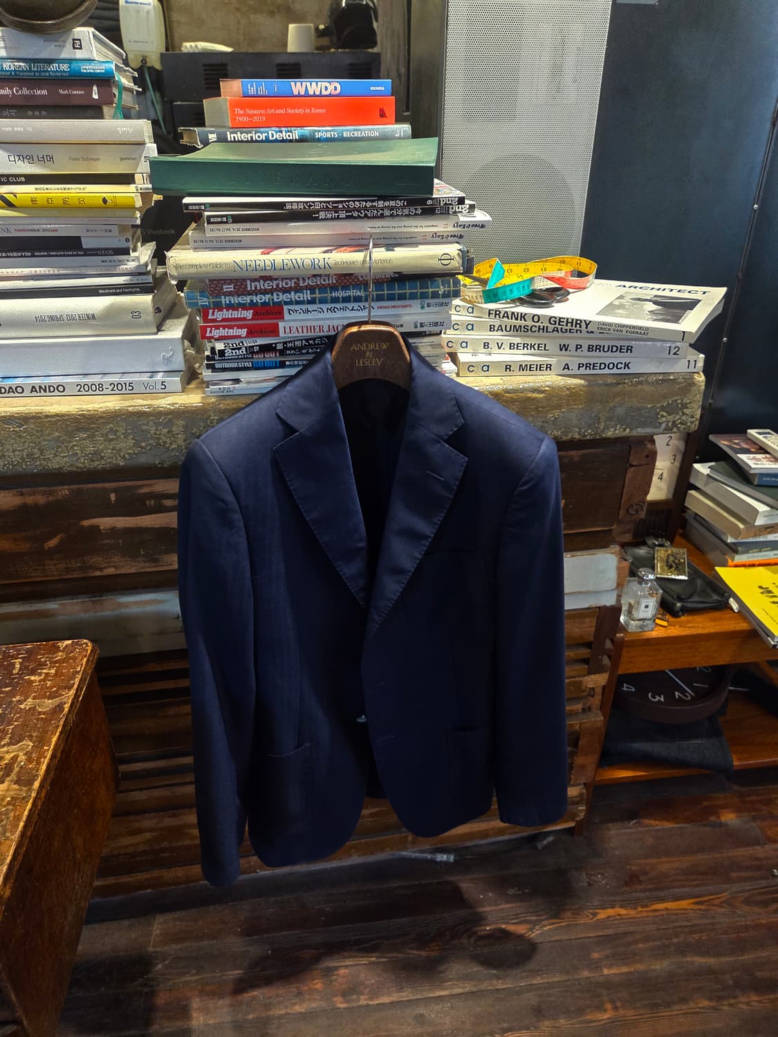 이탈리아 브랜드 보기 네이비자켓 상품이미지9