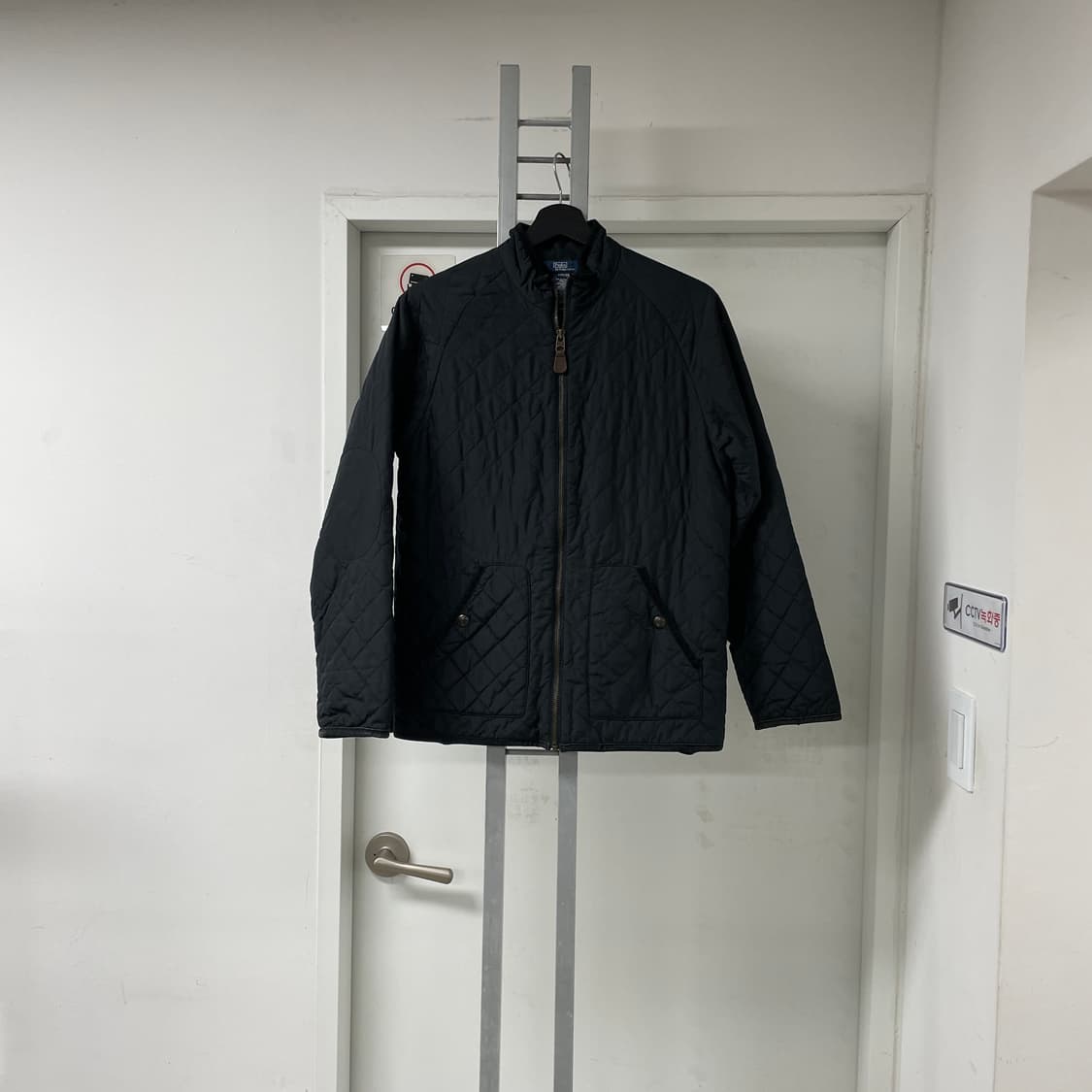 폴로 랄프로렌 블랙 퀄팅 자켓 L16-18(W) 상품이미지1