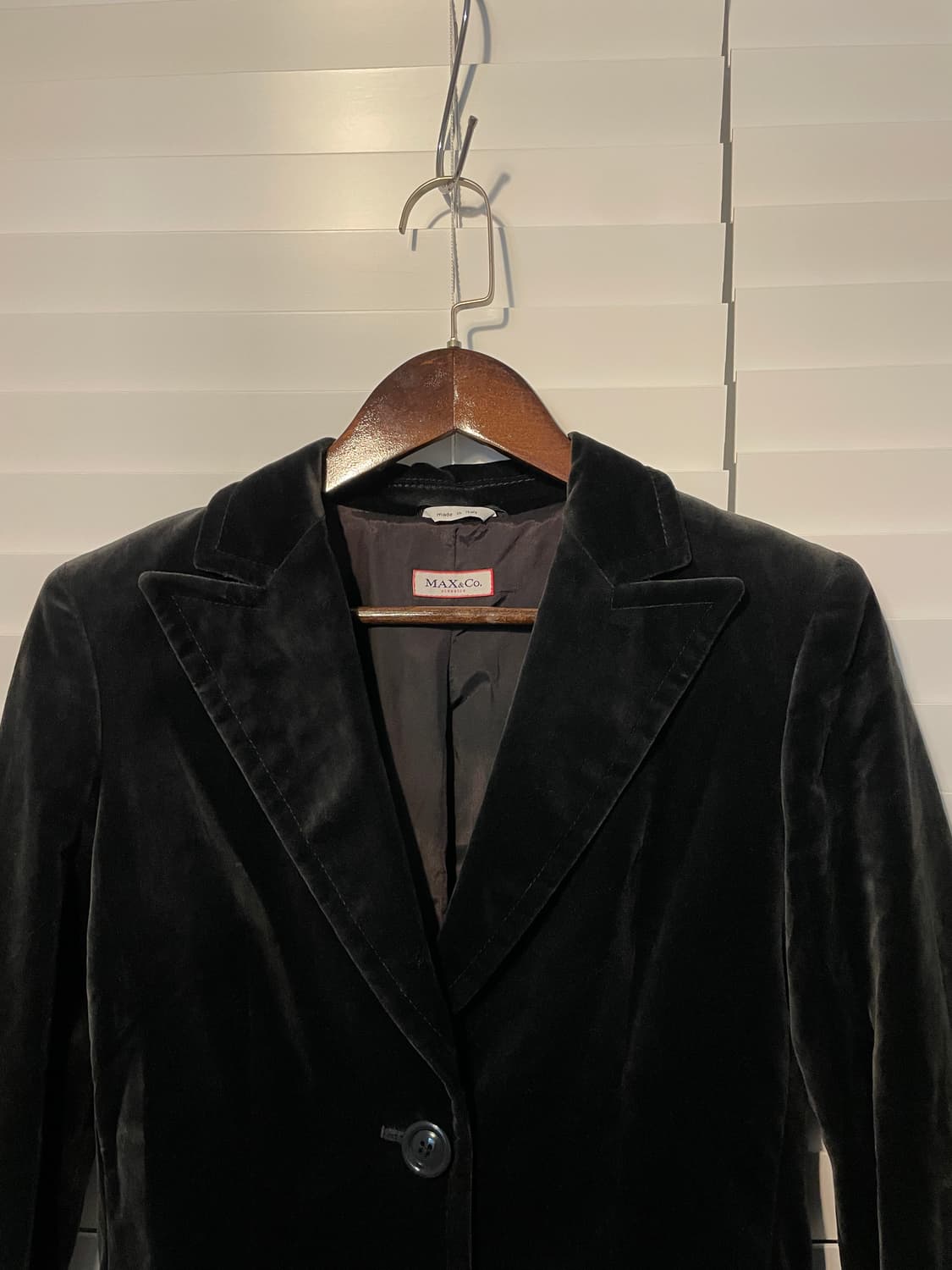 막스앤코 벨벳 투버튼 블레이저 상품이미지5