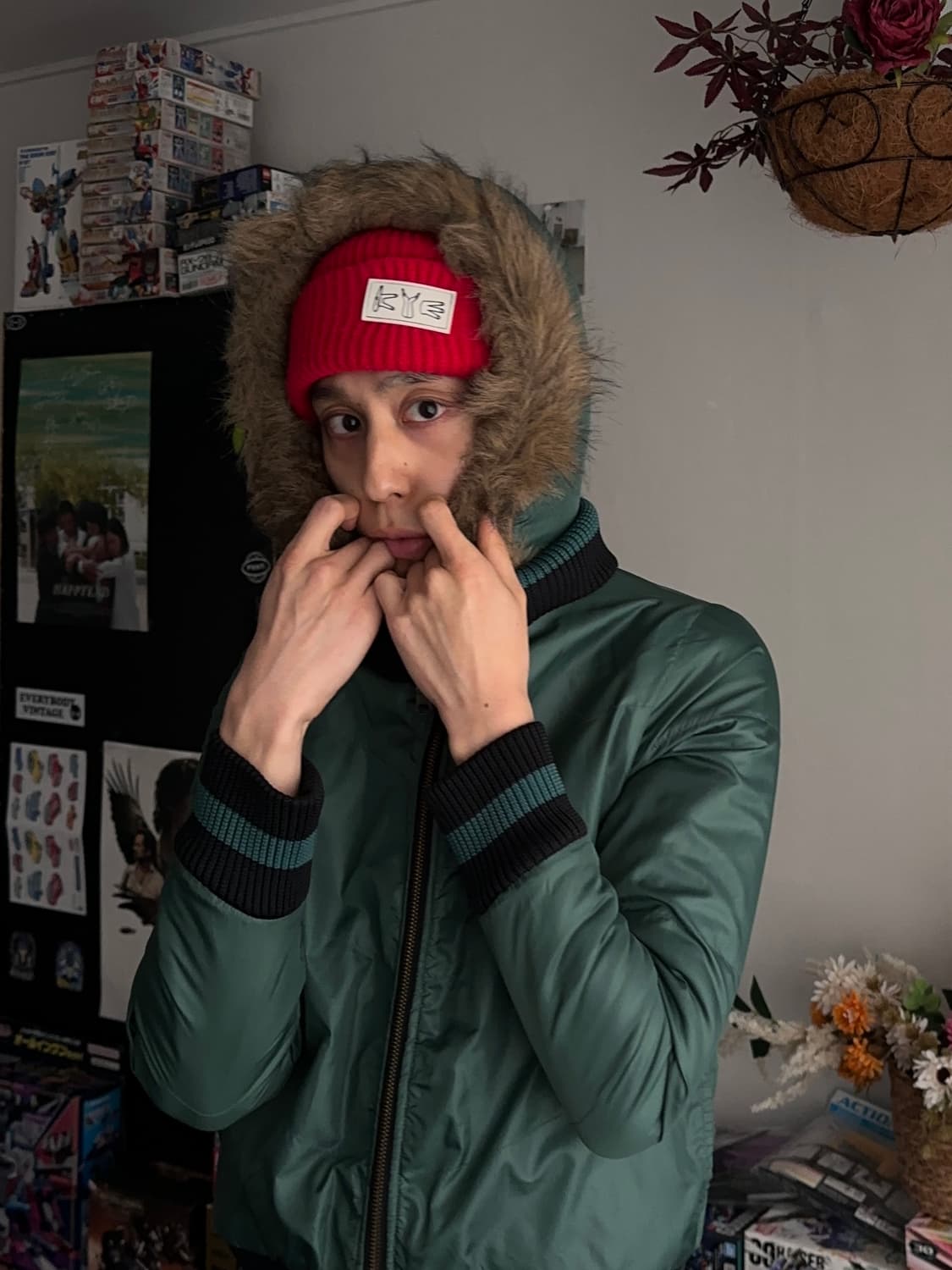 Tommy Hilfiger 리버서블 퍼 크롭 푸퍼 상품이미지2