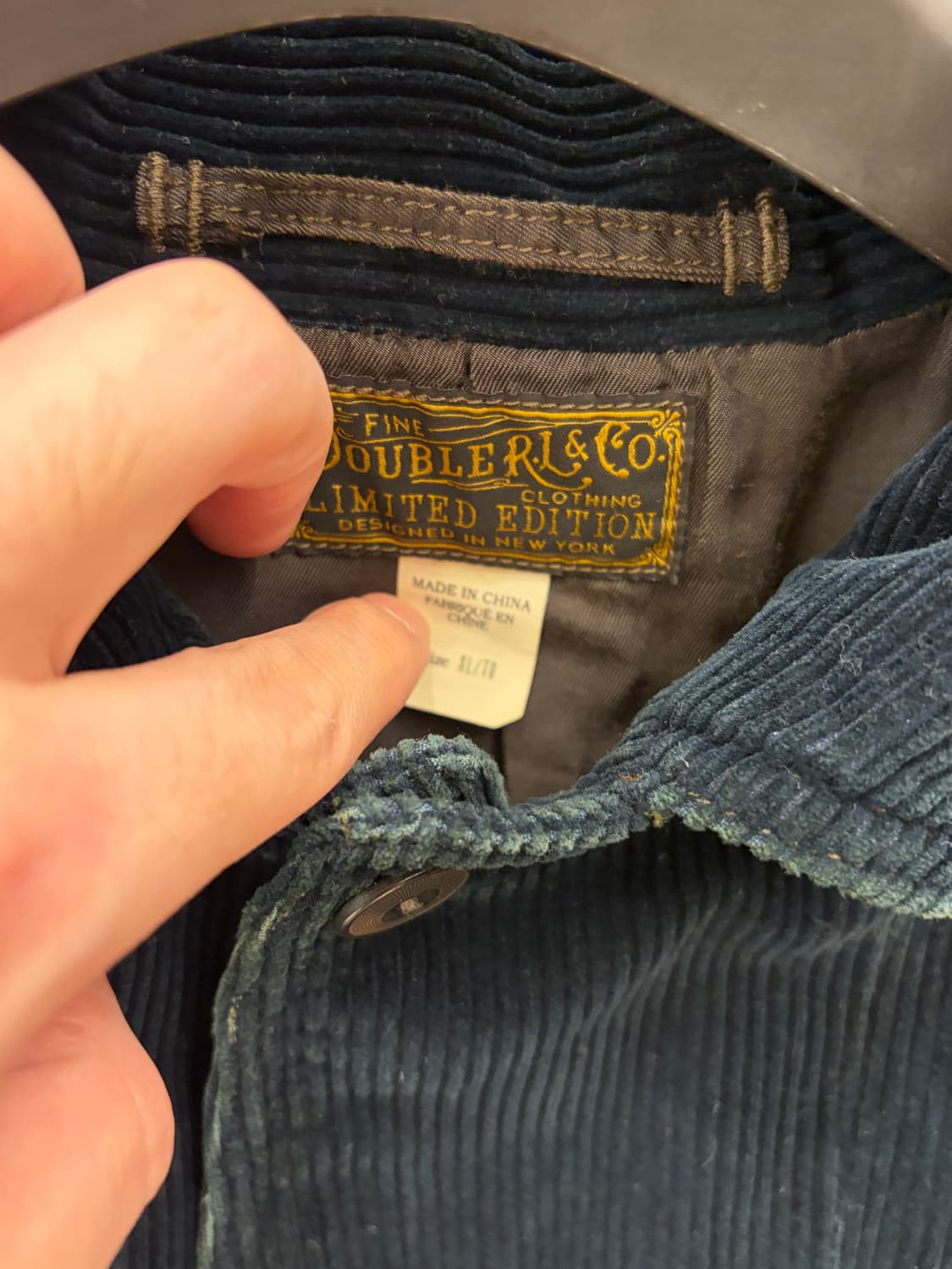 리미티드에디션 RRL 코듀로이 핸드우븐 카우보이자켓  XL사이즈 상품이미지3