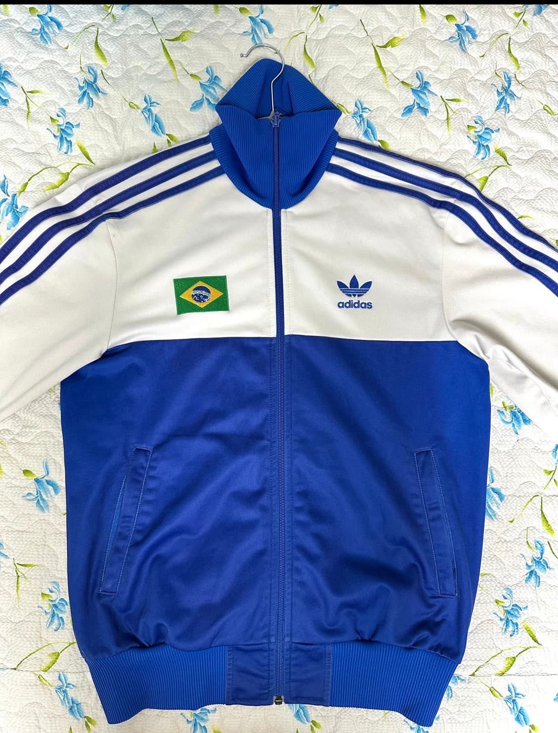 아디다스 브라질 리우데자네이루 국대 트랙탑 져지 흰파 m 상품이미지1
