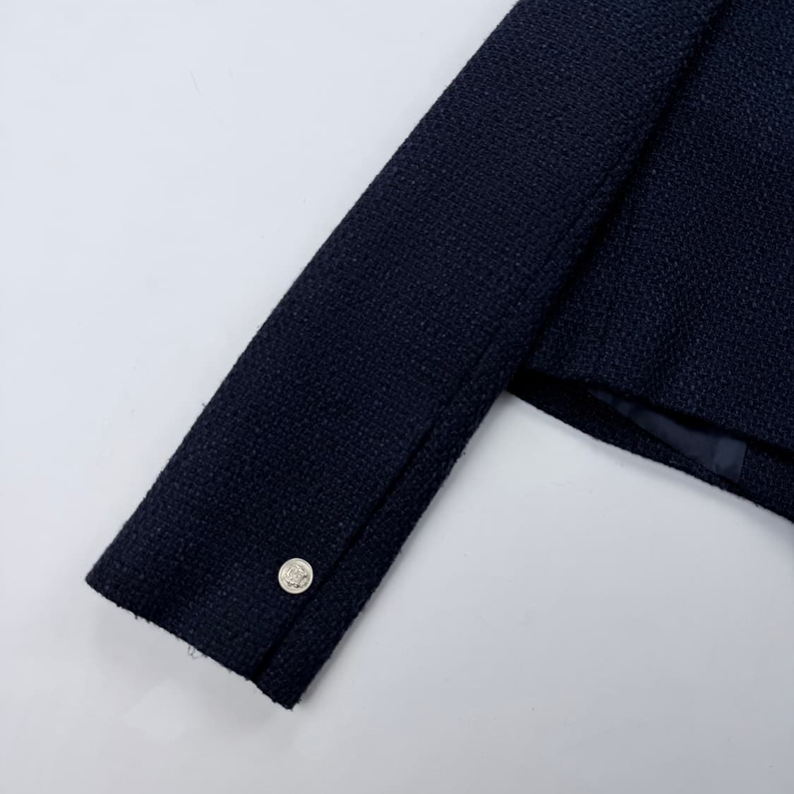 스테이피플 크롭 트위드 블레이저 네이비 상품이미지9