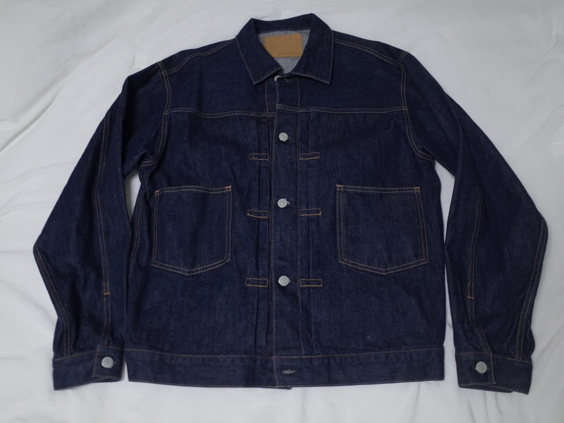 [40] 오디너리 핏츠 타입2 데님 자켓 원 워시 상품이미지3