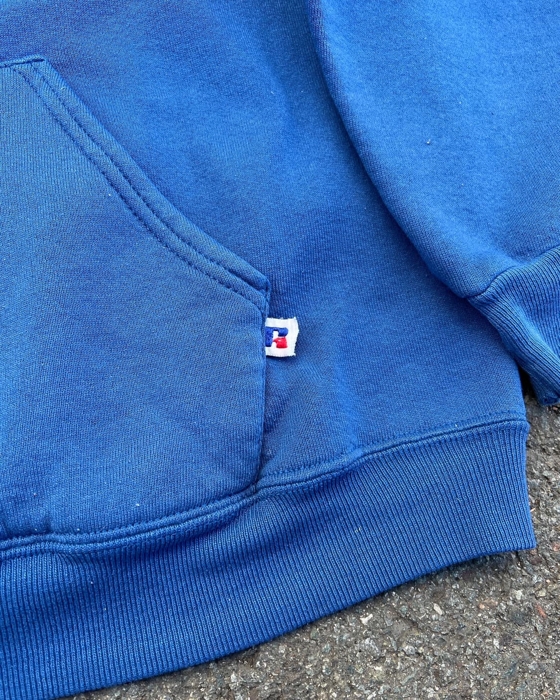 [XL] 80s 미제 러셀 후드 블루 상품이미지4