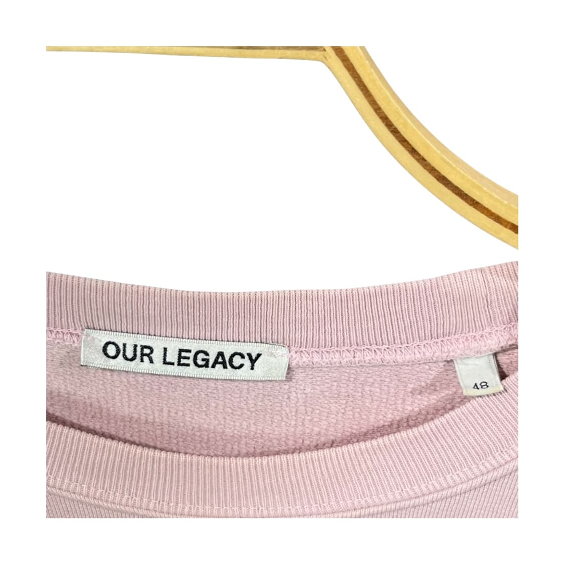 [OUR LEGACY] 아워레가시 워시드 핑크 엘보패치 맨투맨 상품이미지5