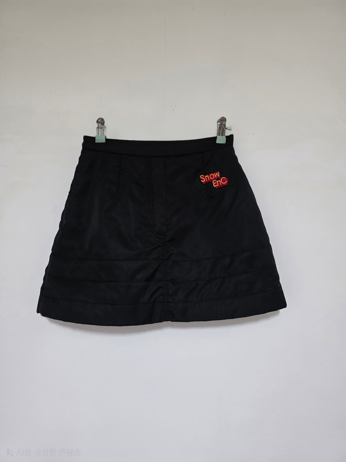 ENC 블랙 패딩 미니스커트 55. 세탁완료 상품이미지1