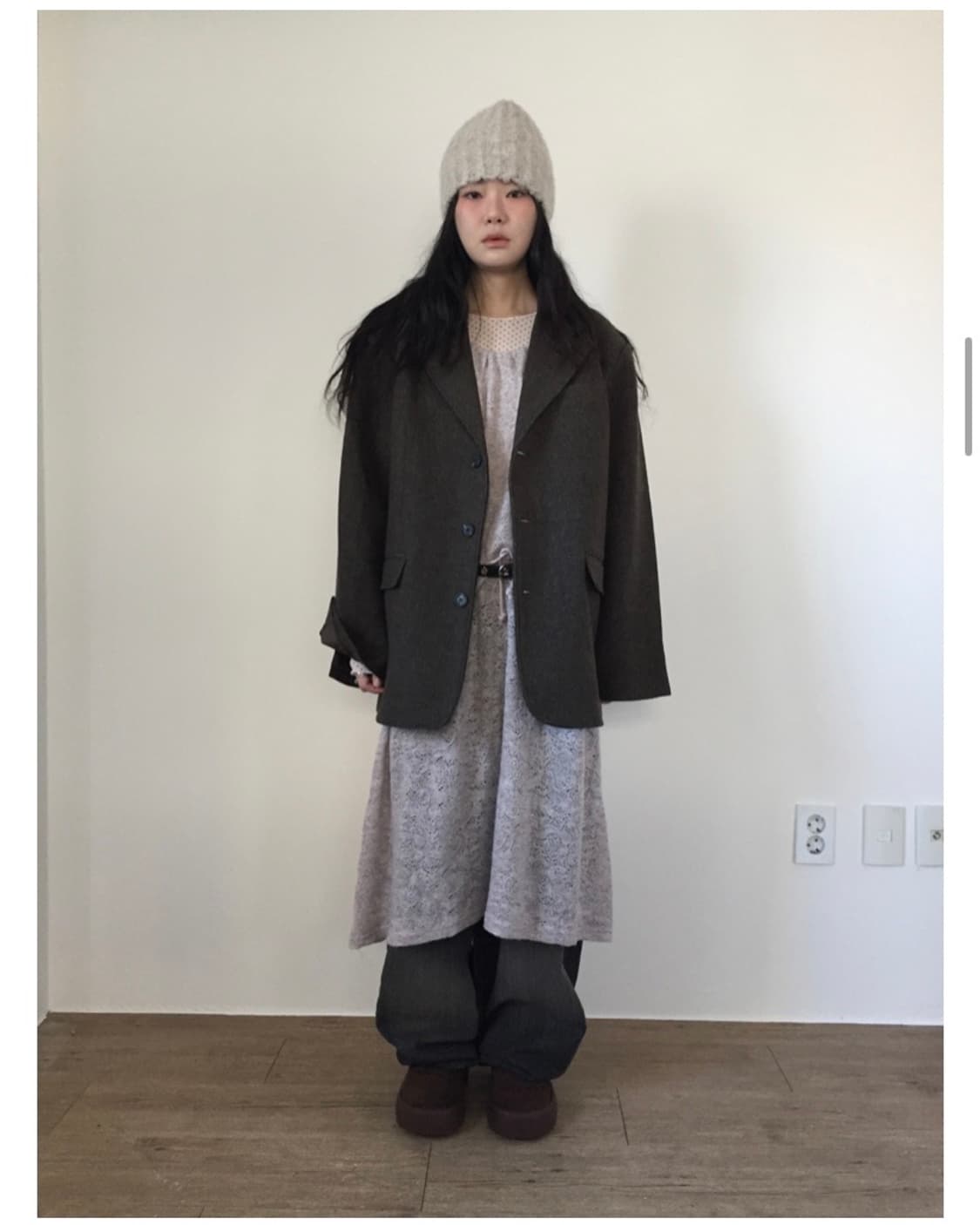 셰퍼드 체크 블레이저 상품이미지1