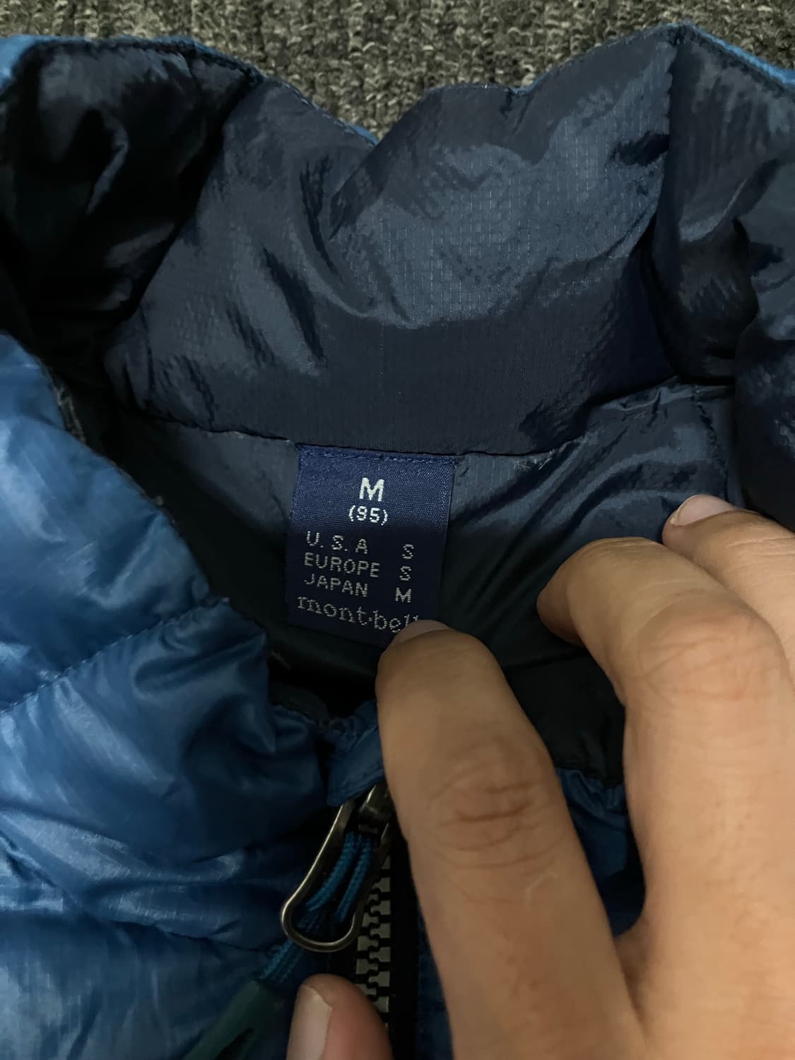 몽벨 경량패딩 ex800 상품이미지4