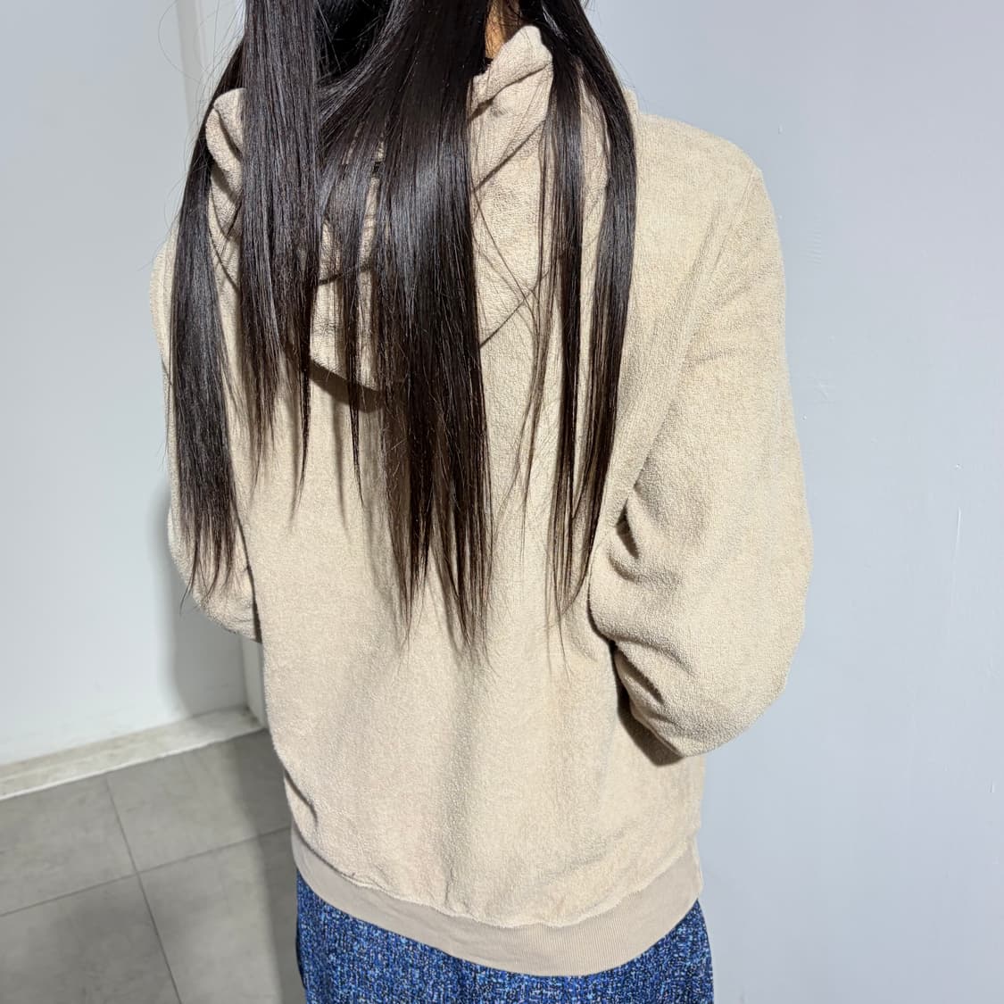 00s 베이프 원포인트 테리 후드집업 상품이미지5