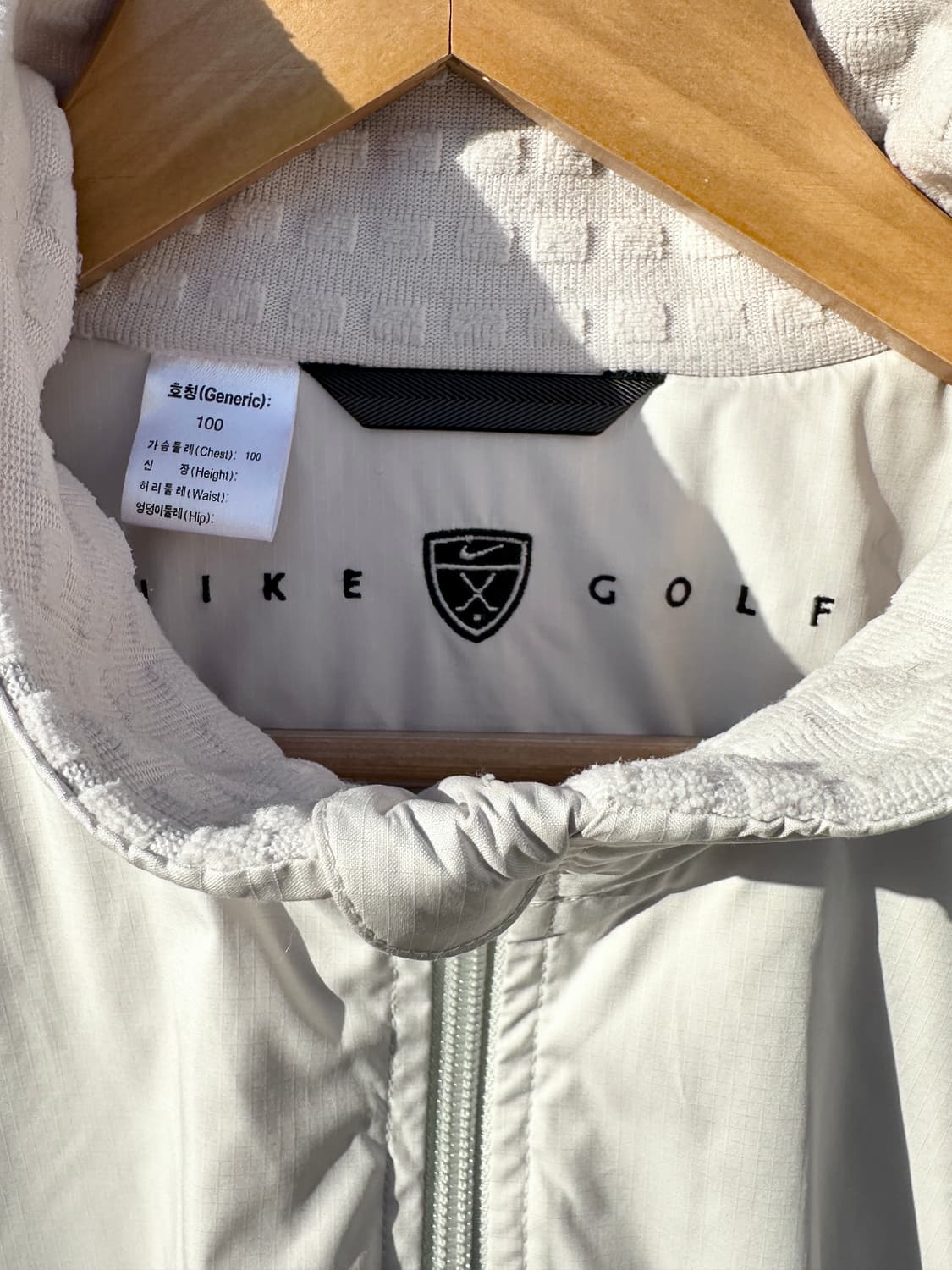 [L] 00s 나이키 골프 화이트 자켓 상품이미지3