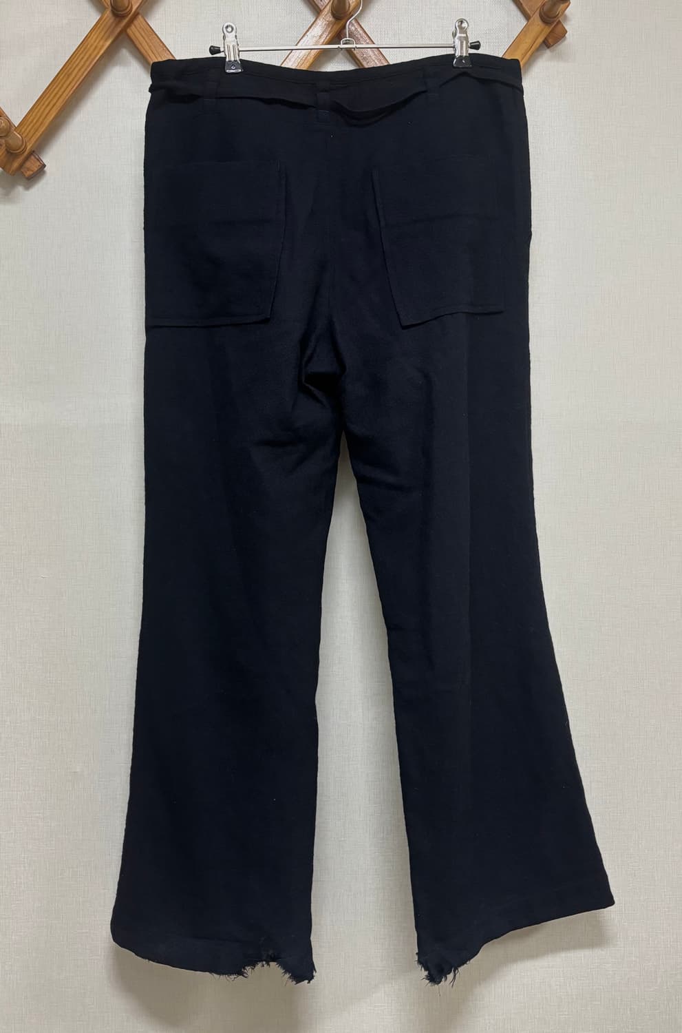 네이비 와이드 밴딩 팬츠 상품이미지1