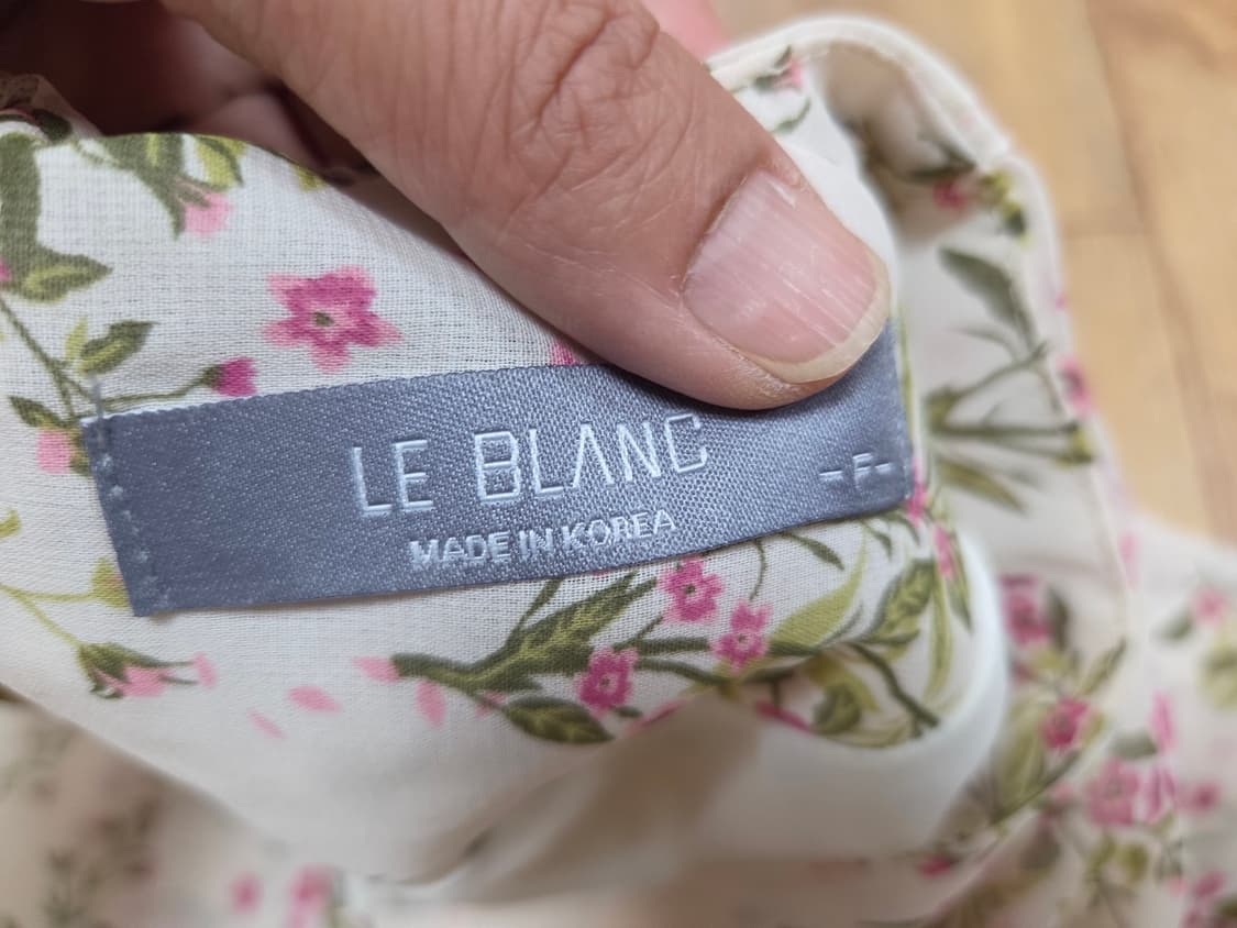 르블랑(LE BLANC) 플라워패턴 원피스 55 상품이미지8