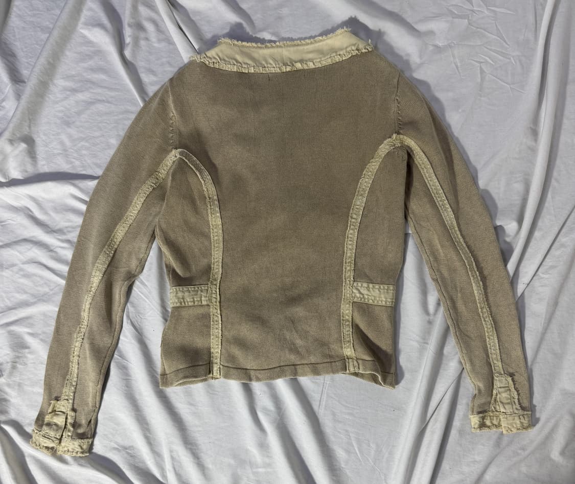 빈티지 프린지 니트 자켓 y2k goa 아방가르드 상품이미지2